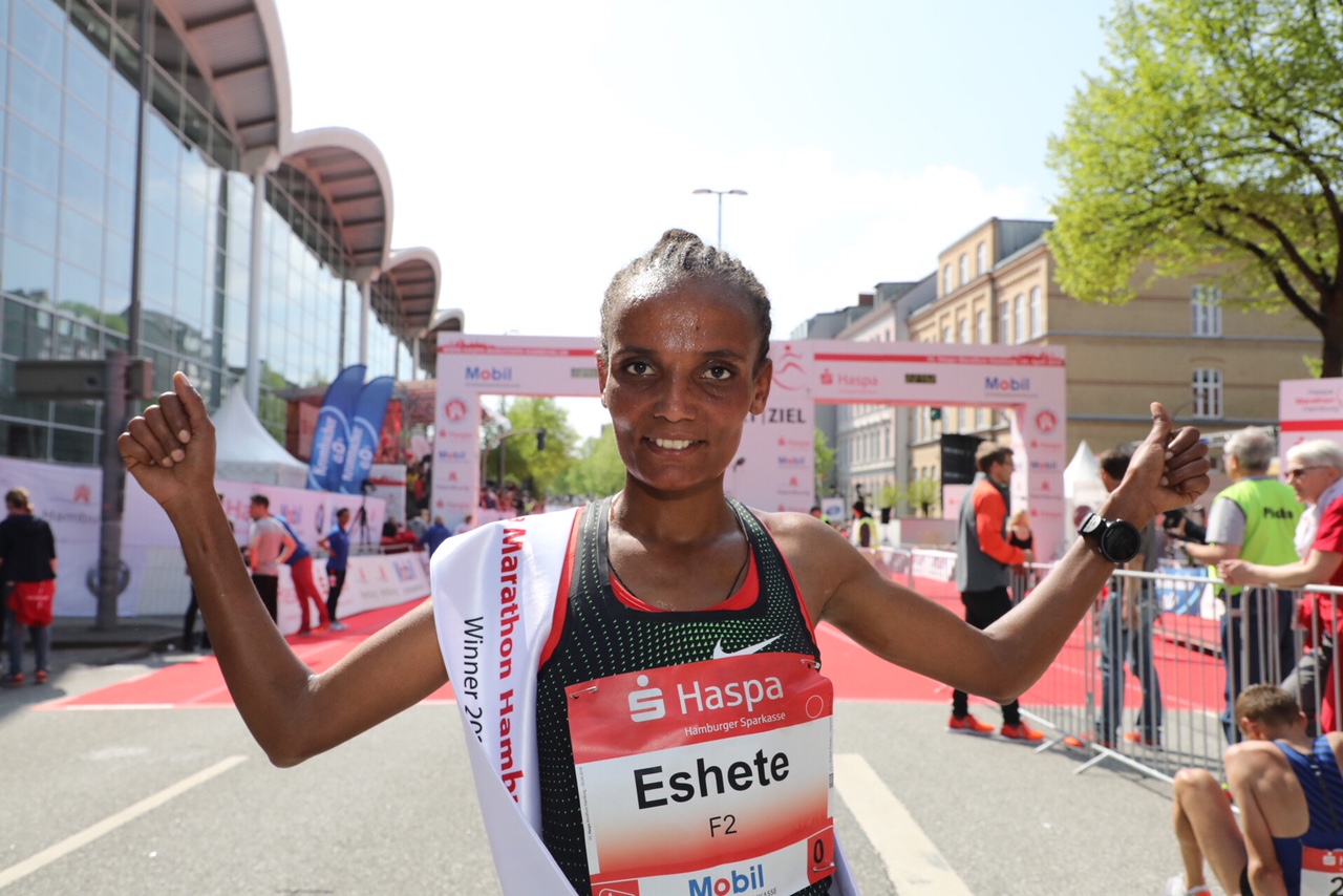 Siegerin Marathon