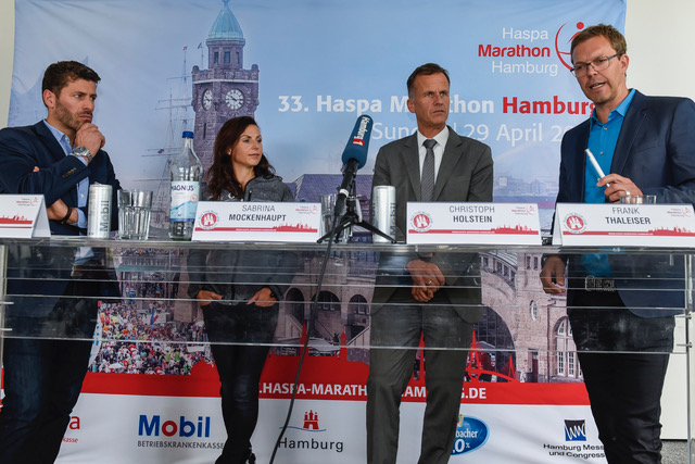 Haspa Marathon Hamburg - Sabrina Mockenhaupt, Christoph Holstein, Frank Thaleiser