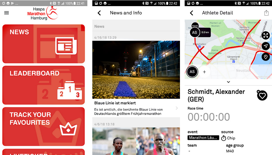 Marathon Hamburg App